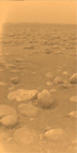 Surface of Titan from Huygens