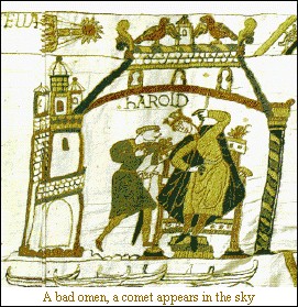 Halley's Comet in the Bayeaux Tapestry