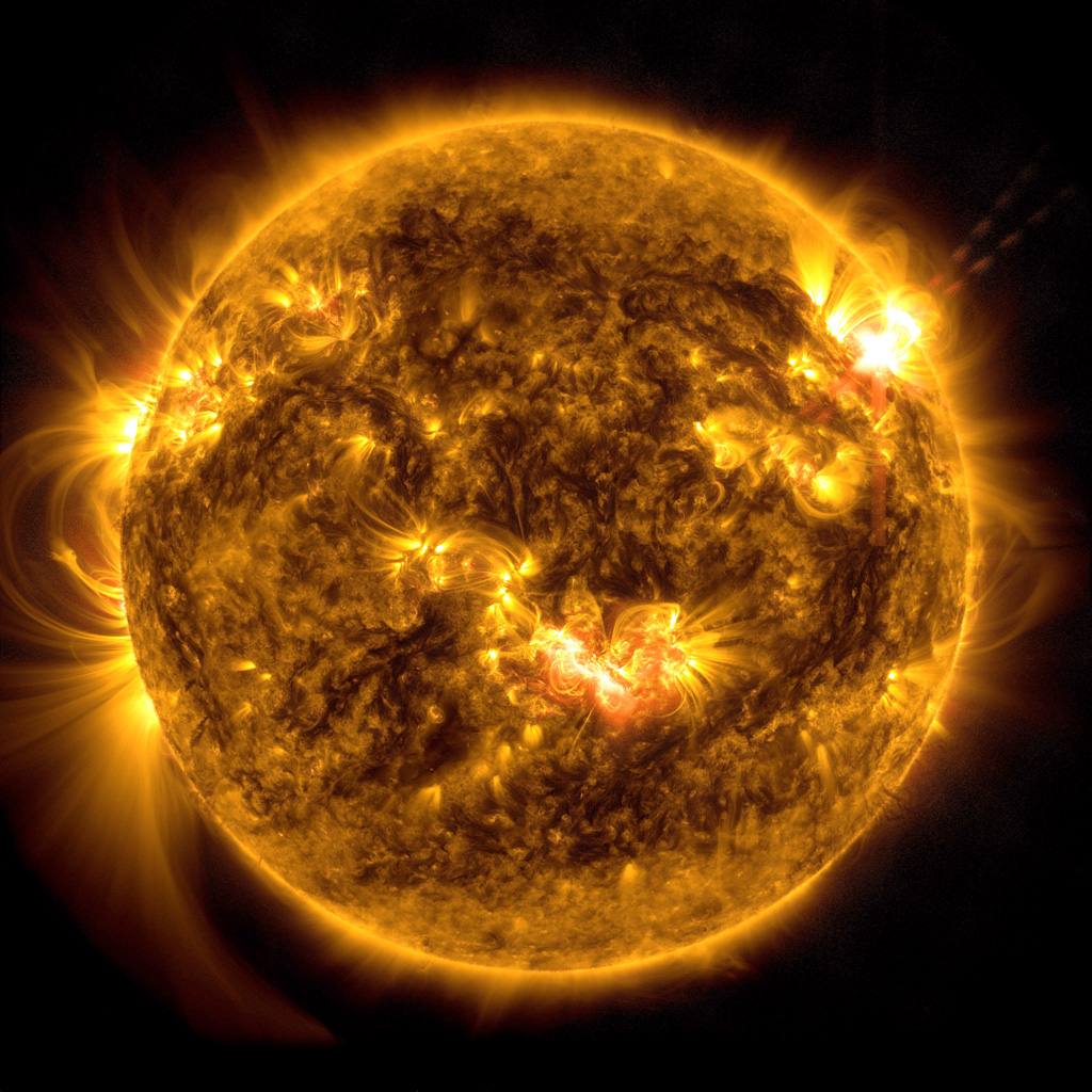 Solar Flare from NASA’s Solar Dynamics Observatory, taken on 8th May 2024